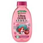 GARNIER - Shampooing et Démêlant Disney La Petite Sirène 2en1 à la Cerise et Amande Douce ULTRA DOUX - 300 ml