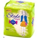 Nana - Jour serviettes hygiéniques Super Style 7mm avec ailes 8pcs