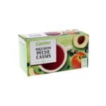 Casino - Thé infusion saveur pêche cassis x25 sachets - 40 g