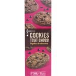 Leader Price - Cookies tout choco aux pépites de chocolat nougatine x12 - 200 g