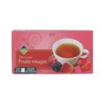 Leader Price - Thé noir saveur fruits rouges x25 sachets - 40 g