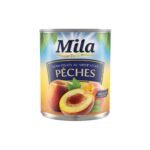 Mila - Cocktail de fruits au sirop léger pêches - 820 g