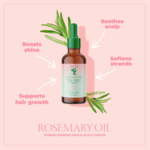 Camille Rose - Rosemary Strengthening Hair & Scalp Oil - 56 ml – Image 2