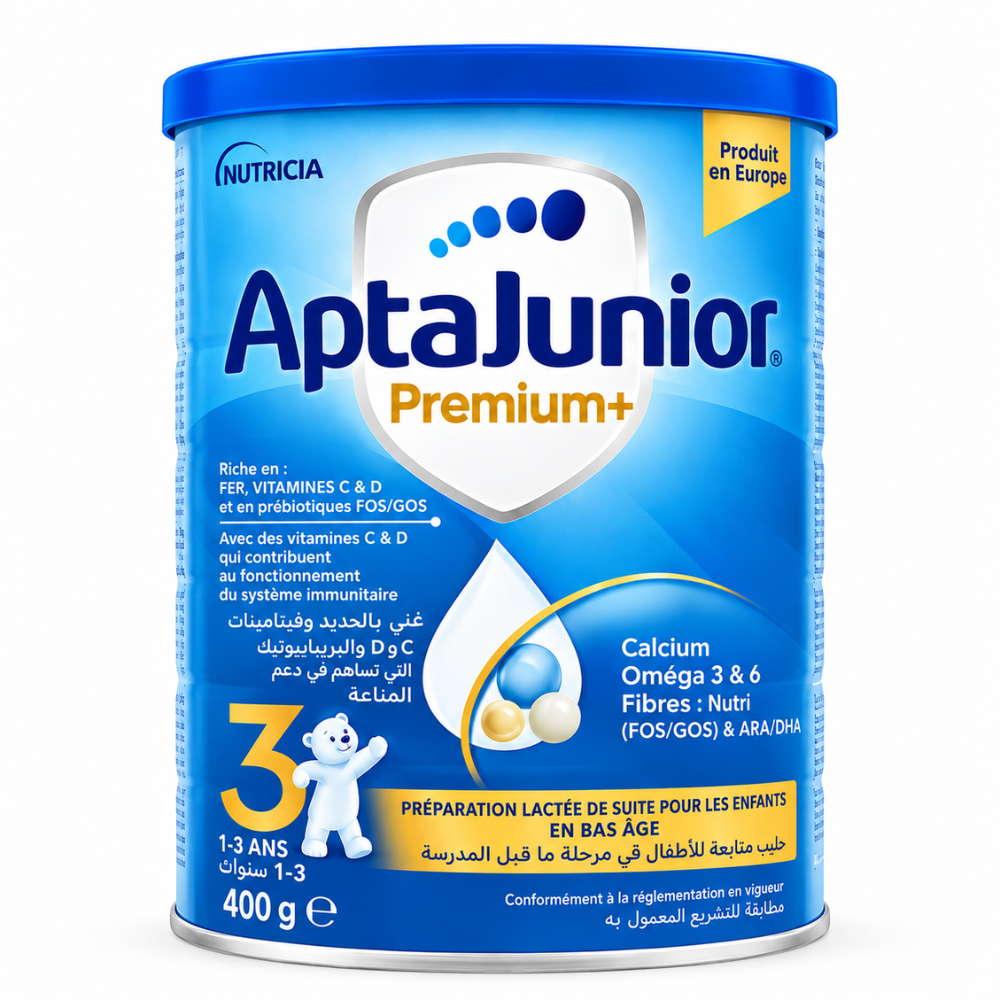 Aptamil - Lait infantile AptaJunior Premium+ 3 – 400 g (1 à 3 ans) Aptamil - Lait infantile AptaJunior Premium+ 3 – 400 g (1 à 3 ans) - Image 1